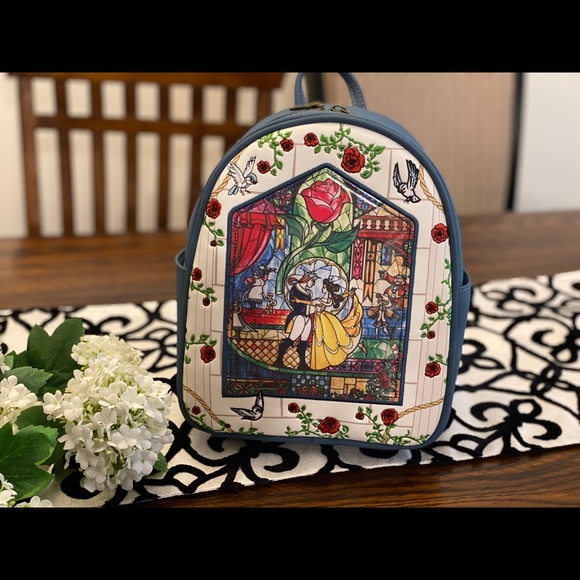 NEW Beauty and the Beast Loungefly Mini Backpack - Picture 8 of 8
